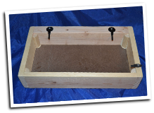 WOOD BASE FOR SINGER 15 CLASS, 27//127,66,201,201-2, & 28/128/99/185/SPARTAN 192/MORSE/WESTINGHOUSE/UNIVERSAL/FRANKLIN/ 15 CLASS MACHINES