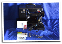 221 PFW QUILTERS PORTABLE REPLICA OF SINGER 221 FEATHERWEIGHT SEWING MACHINE