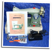 NEW HOME MODEL170 STRAIGHT STITCH SEWING MACHINE SERVICED